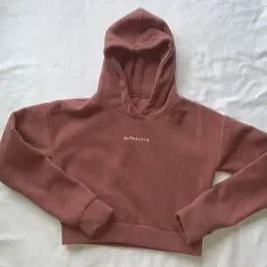 Alphalete Sweaters Alphalete Sherpa Cropped Hoodie Poshmark